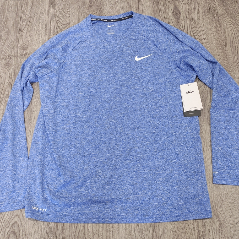 Nike Men's Blue Long Sleeve Shirt